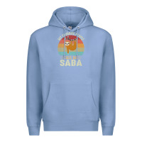 Colony Blue mens my favorite people call me saba cute sloth lover grandpa premium Premium Hoodie - linhVisuals