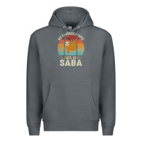 Rock mens my favorite people call me saba cute sloth lover grandpa premium Premium Hoodie - linhVisuals