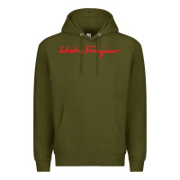 Army Green SALVATORE TSHIRT Premium Hoodie - linhVisuals