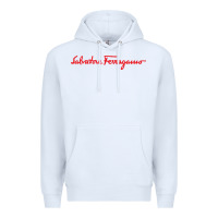 White SALVATORE TSHIRT Premium Hoodie - linhVisuals