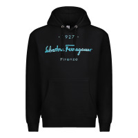 Black SALVATORE TSHIRT Premium Hoodie - linhVisuals