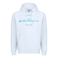 White SALVATORE TSHIRT Premium Hoodie - linhVisuals