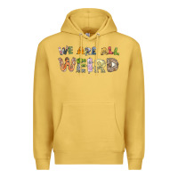 Antique Gold we are all weird Premium Hoodie - linhVisuals