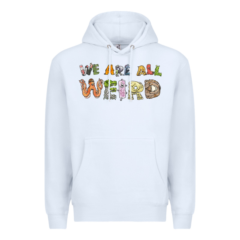 We Are All Weird Premium Hoodie by linhVisuals | Teevron