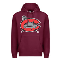 Burgundy carolina mudcats Premium Hoodie - linhVisuals
