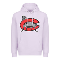 Lilac carolina mudcats Premium Hoodie - linhVisuals