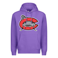 Purple carolina mudcats Premium Hoodie - linhVisuals
