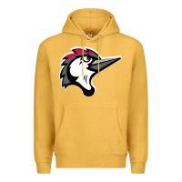 Mustard fayetteville woodpeckers Premium Hoodie - linhVisuals