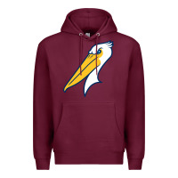 Burgundy myrtle beach pelicans Premium Hoodie - linhVisuals