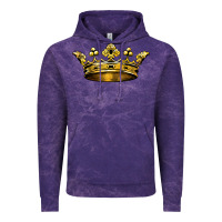 Cloud Purple crown Vintage Hoodie - BarkalooDesign