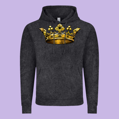 Crown Vintage Hoodie Designed By Barkaloodesign