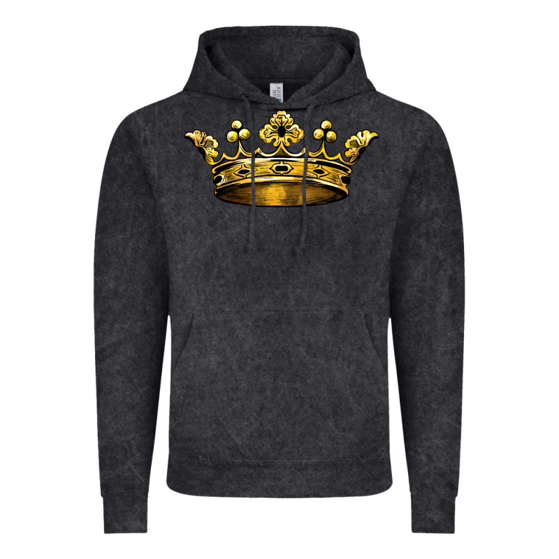 Crown Vintage Hoodie by BarkalooDesign | Teevron