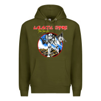 Army Green international grup music  galactic empire Premium Hoodie - linhVisuals