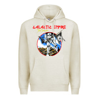 Oatmeal Heather international grup music  galactic empire Premium Hoodie - linhVisuals