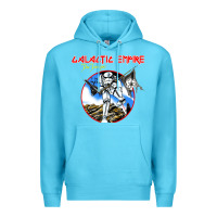 Ocean Blue international grup music  galactic empire Premium Hoodie - linhVisuals