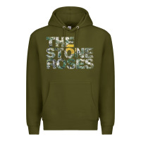 Army Green THE STONE ROSES GREEN Premium Hoodie - linhVisuals