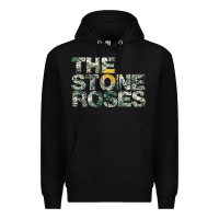 Black THE STONE ROSES GREEN Premium Hoodie - linhVisuals