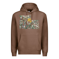 Chestnut THE STONE ROSES GREEN Premium Hoodie - linhVisuals