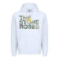 White THE STONE ROSES GREEN Premium Hoodie - linhVisuals