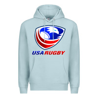 Blue Mist usa rugby Premium Hoodie - linhVisuals