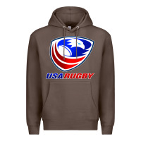 Coffee usa rugby Premium Hoodie - linhVisuals