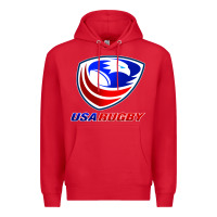 Red usa rugby Premium Hoodie - linhVisuals