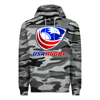 Slate Camo usa rugby Premium Hoodie - linhVisuals