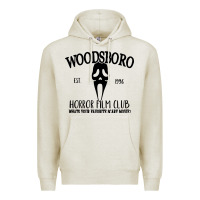 Oatmeal Heather woodsboro horror film club scream Premium Hoodie - linhVisuals