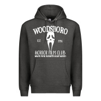 Charcoal Heather woodsboro horror film club scream Premium Hoodie - linhVisuals