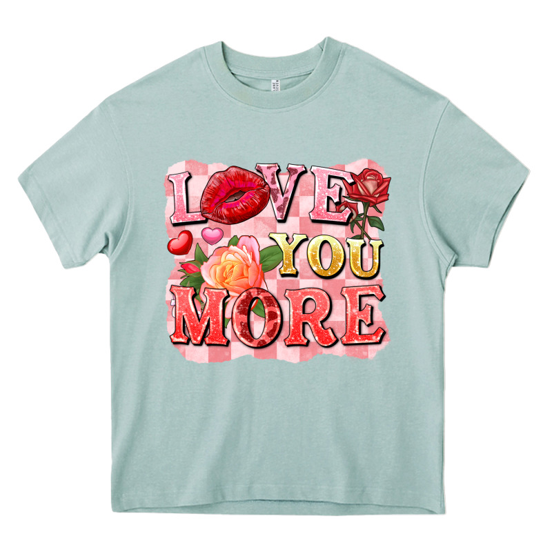Love You More Heavy Core Tee by FaDigitalArtStudio | Teevron