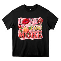Black love you more Heavy Core Tee - FaDigitalArtStudio