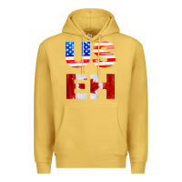Antique Gold america canada Premium Hoodie - linhVisuals
