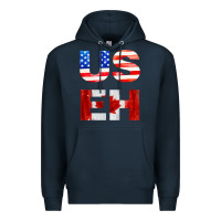 Navy america canada Premium Hoodie - linhVisuals