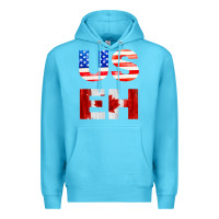 Ocean Blue america canada Premium Hoodie - linhVisuals