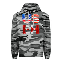 Slate Camo america canada Premium Hoodie - linhVisuals