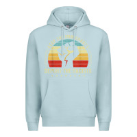 Blue Mist keep the immigrants deport the racists Premium Hoodie - linhVisuals