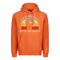 Carrot keep the immigrants deport the racists Premium Hoodie - linhVisuals