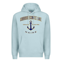 Blue Mist cobbosseecontee lake me pullover hoodie Premium Hoodie - linhVisuals