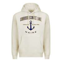 Oatmeal Heather cobbosseecontee lake me pullover hoodie Premium Hoodie - linhVisuals