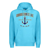 Ocean Blue cobbosseecontee lake me pullover hoodie Premium Hoodie - linhVisuals