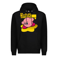 Black kirby Premium Hoodie - linhVisuals