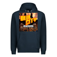 Navy Owl City Adam Young Premium Hoodie - linhVisuals