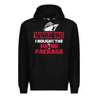 Black cruise drinking package t shirt Premium Hoodie - linhVisuals