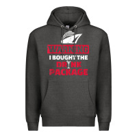 Charcoal Heather cruise drinking package t shirt Premium Hoodie - linhVisuals