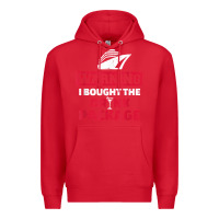 Red cruise drinking package t shirt Premium Hoodie - linhVisuals