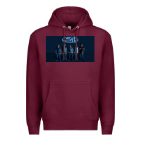 Burgundy 311 megow Premium Hoodie - linhVisuals