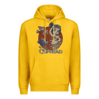 Lemon cuphead cala maria airplane attack t shirt Premium Hoodie - linhVisuals