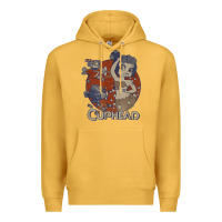 Mustard cuphead cala maria airplane attack t shirt Premium Hoodie - linhVisuals