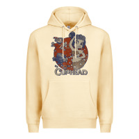 Pina Colada cuphead cala maria airplane attack t shirt Premium Hoodie - linhVisuals