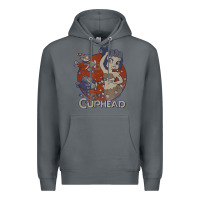 Rock cuphead cala maria airplane attack t shirt Premium Hoodie - linhVisuals
